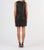 soft leather sleeveless shift dress available in black. 100% authentic leather