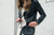 Biker Leather Jacket - Black + Copper